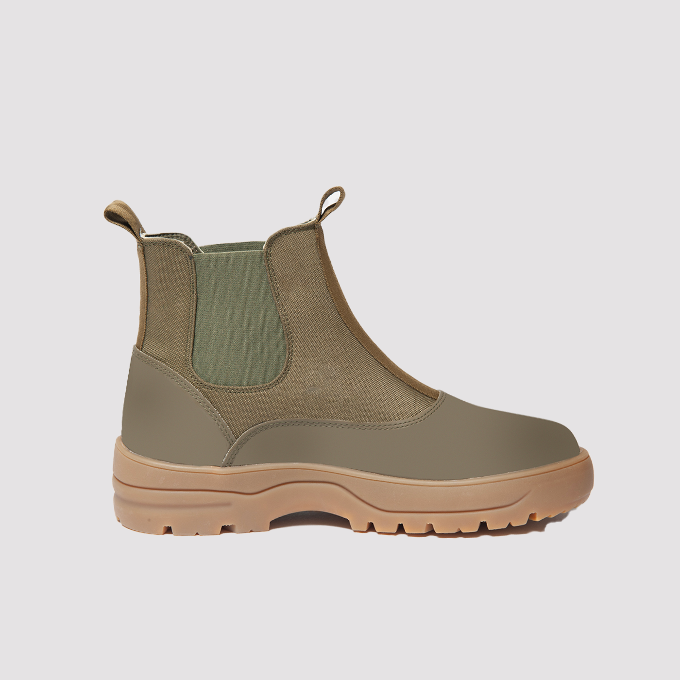 Green rainboot sustainable vegan ethical Thesus Outdoors